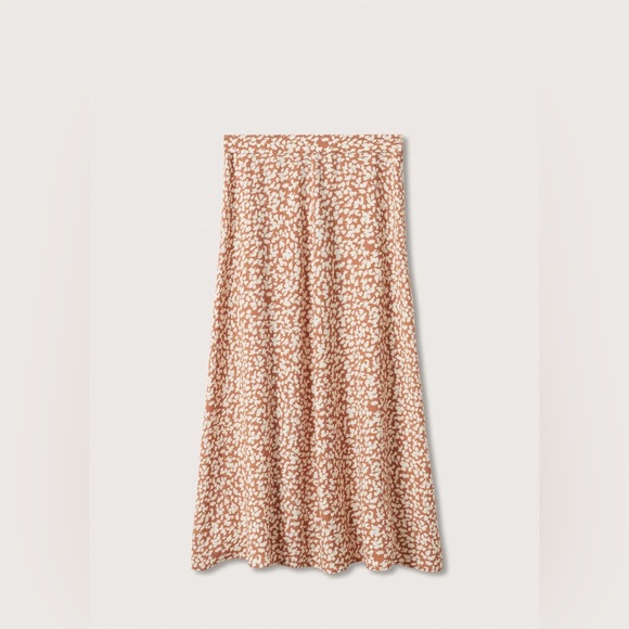 Mango Flowy Printed Midi Skirt - Picture 6 of 14